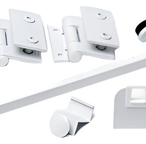 Kit Maxim-ar Para Vidro Temperado V/a - Branco