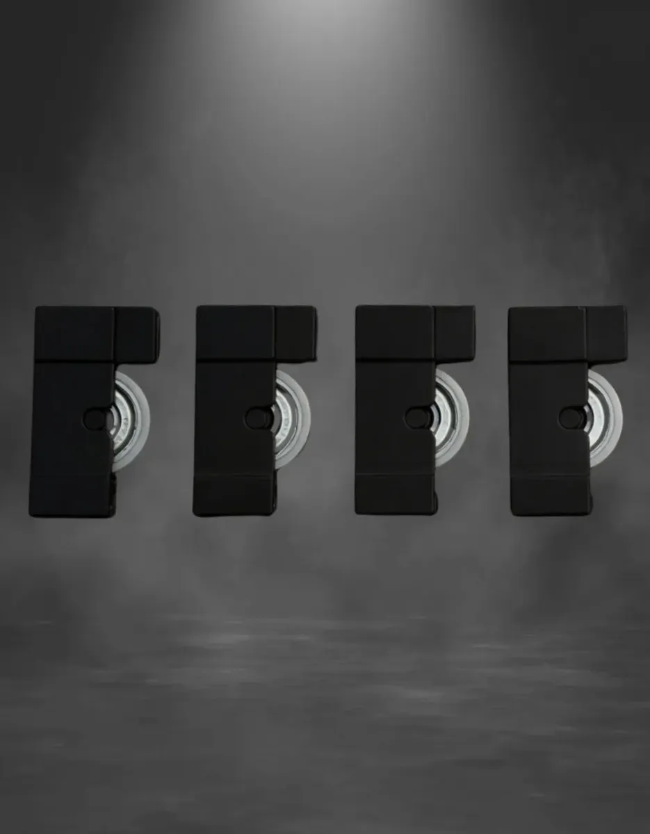 Kit de acessórios para pia e vitrine preto