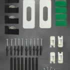 Kit de acessórios para pia e vitrine branco